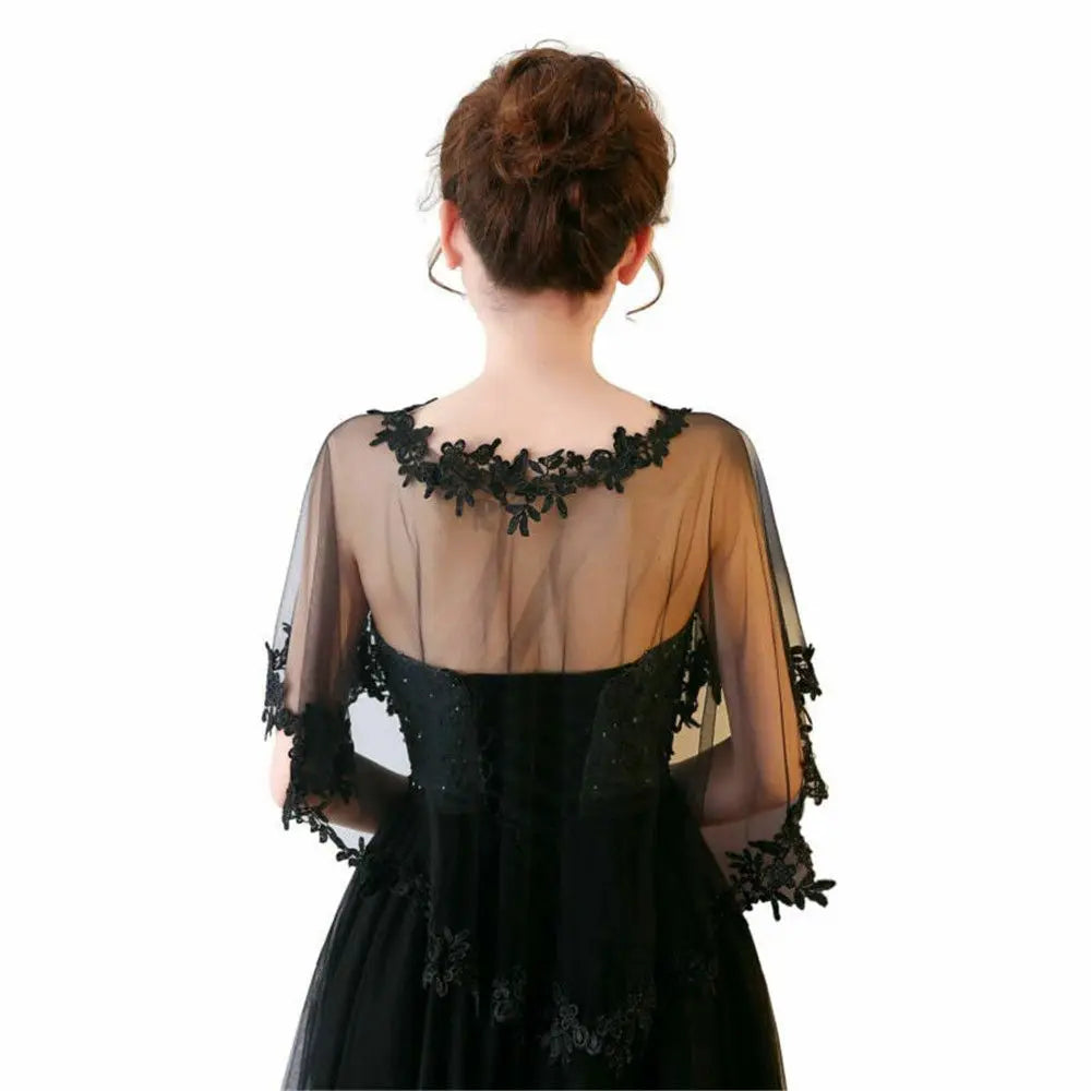 Summer Casual Party Evening Dress Shawl Elegant Lace Shawl Wedding Cape