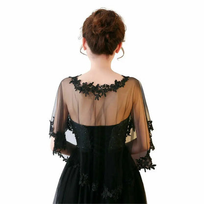 Summer Casual Party Evening Dress Shawl Elegant Lace Shawl Wedding Cape