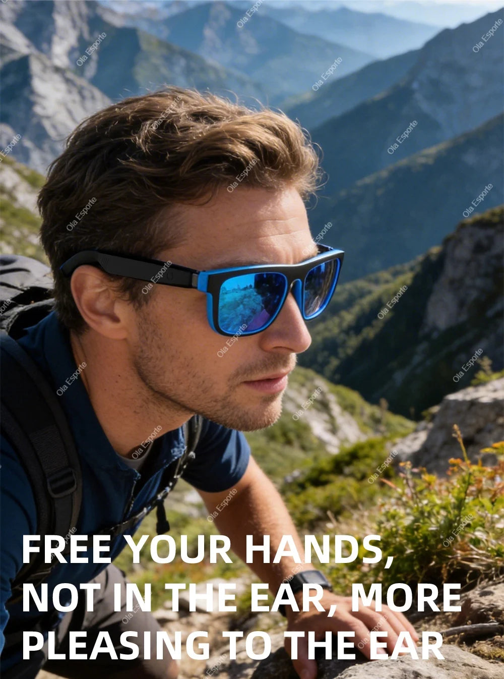 2026 Smart Audio Glasses Touch Open Listening Design Lightweight Ultra Clear Sound Quality Bluetooth Call Waterproof Glasses New