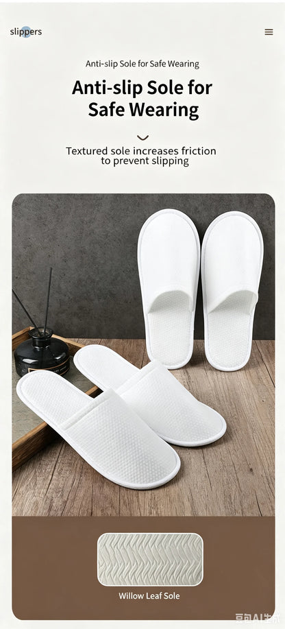 Spot wholesale hotel disposable slippers thickened guest bed slippers hotel