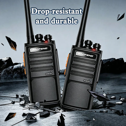 BAOFENG BF-888S Plus PMR446 License Free Two Way Radio Portable Walkie Talkie VOX Micro USB Rechargeable For EU Family Team Use