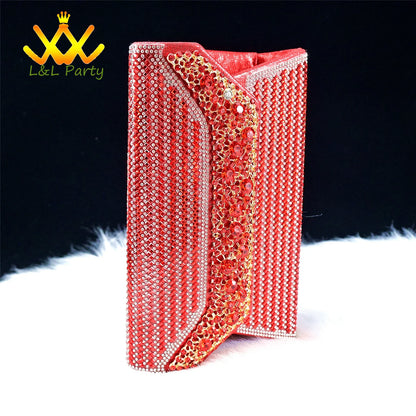 2024 Special New Arrivals Italian Women Shoes and Bag to Match in Green Color with Platform Shinning Crystal Sandal for Wedding