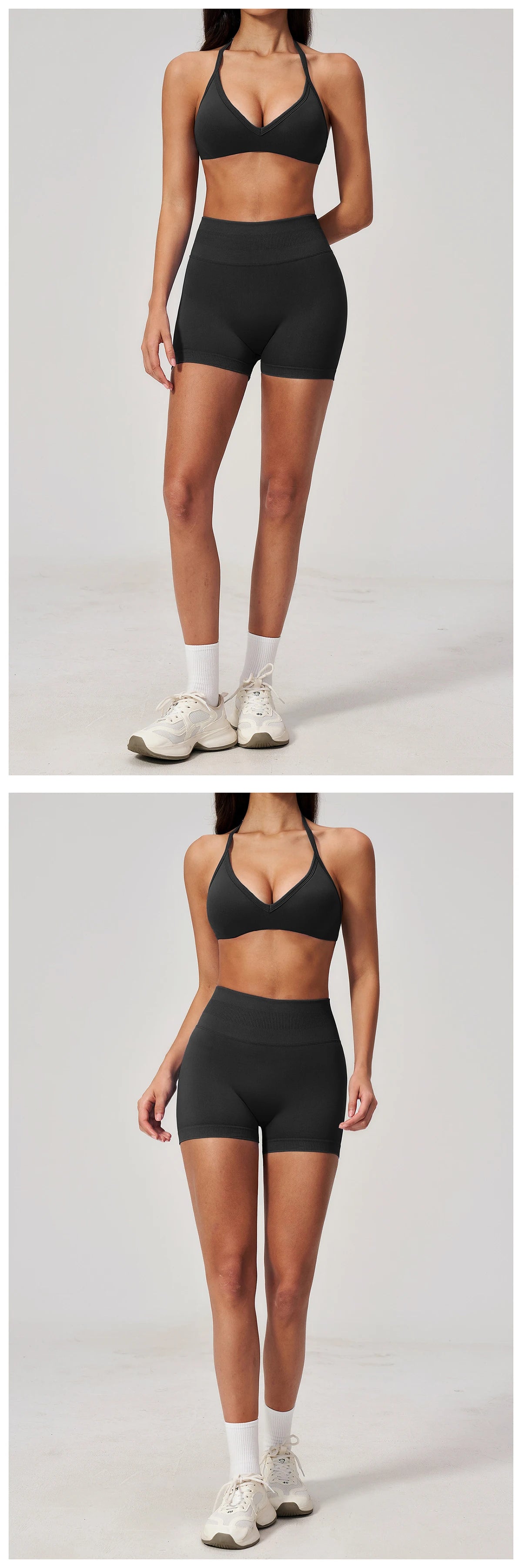 Fitness Suit 2PCS Women's Tracksuit Yoga Set Sports Outfits Gym Clothes Running Push Up Sportswear Female Workout Yoga Clothes