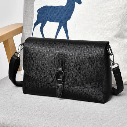 100% Genuine Cowhide 3 layers Shoulder Bag For Women Ladies Designer Soft Crossbody Bags Luxury High Quality Purses Handbags Sac