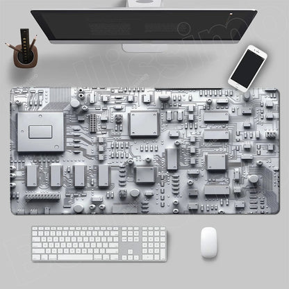 Inside Motherboard Circuit Board Mouse Pad Dropshipping Large Playmat Gaming Customized Mat Gamer Office Mousepad Bulk Desk Mat