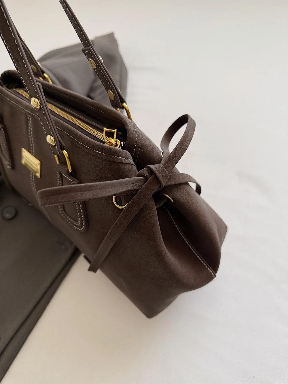 Vsper Y2K Shoulder Bags For Women Dual Straps Large Capacity Doctor Bag With Ornament 2026 Latest Trend Luxury Designer Handbags