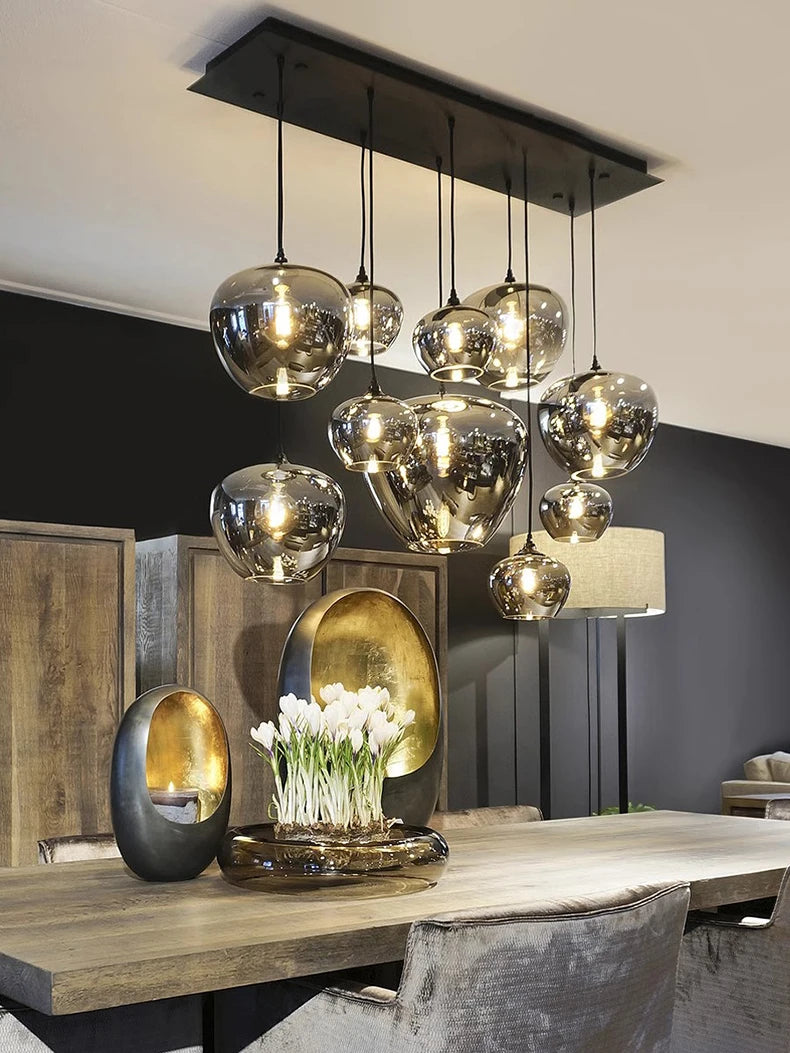 Modern Home Decor LED Lights Pendant Light Lamps for Living Room Chandeliers for Bedroom Hanging Light Indoor Lighting