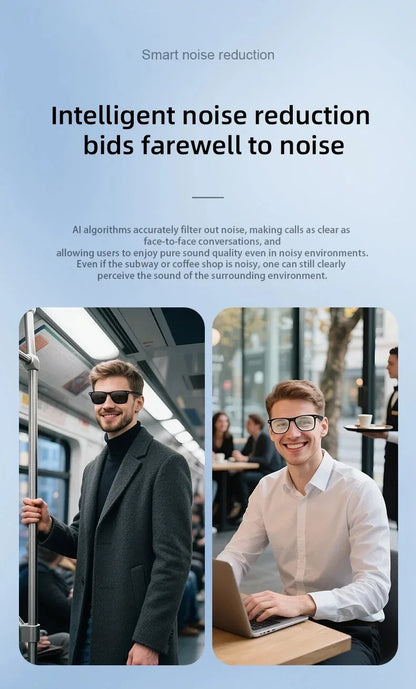 Smart Glasses Bluetooth Call Outdoor Sports Headphones AI Voice Navigation Photochromic Lens Waterproof Anti-UV Smart Sunglasses