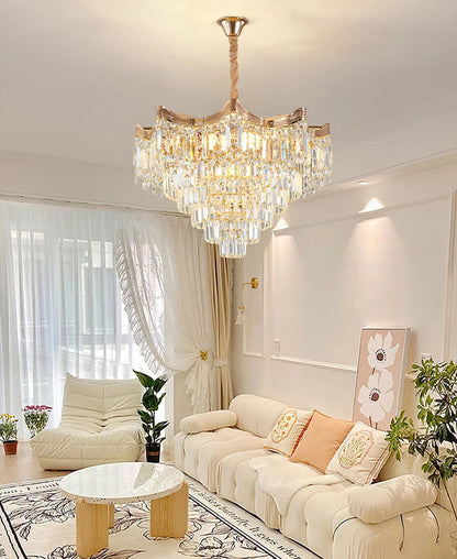 Nordic Luxury Ceiling Chandeliers Modern LED Crystal Pendant Lights for Bedroom Living Room Light Fixtures AC100-240V