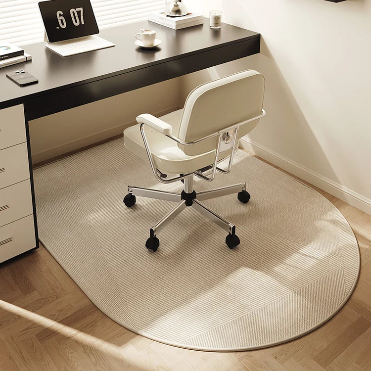 VIKAMA Computer Chair Non-Slip Mat Bedroom Dresser Chair Foot Mat Study Swivel Chair Floor Protection Mat Under Desk Carpet