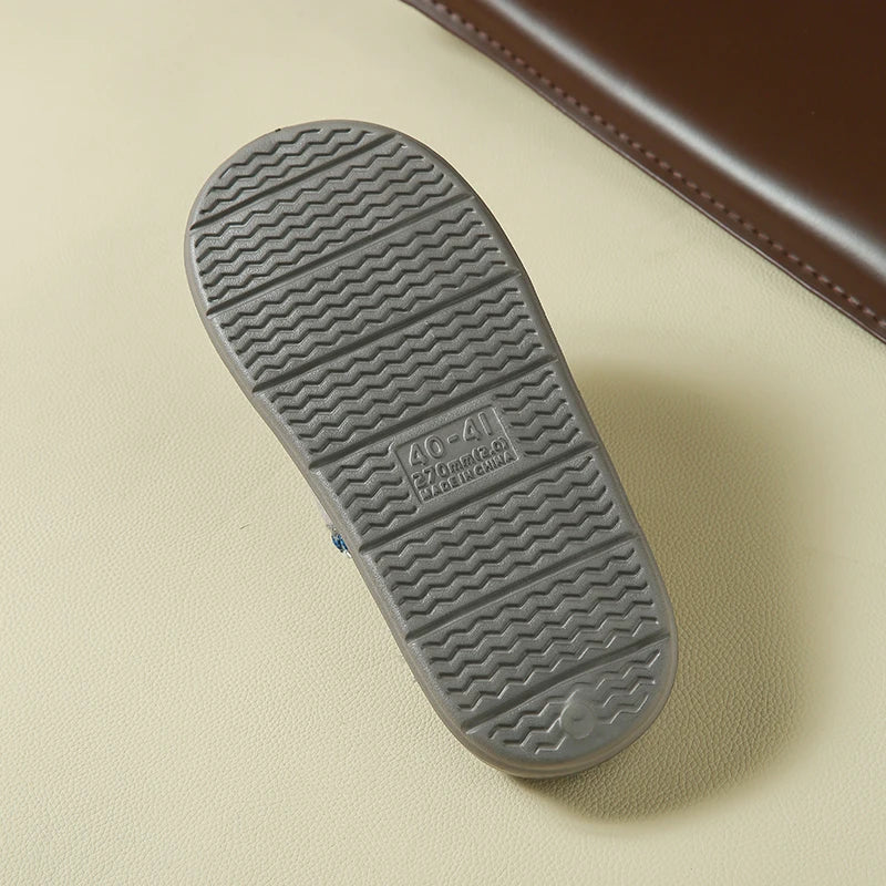 Hemp Casual Women's Slippers Home Spring Summer Luxury Designer Woman Shoes Flat Fashion Indoor Footwear Elegant Platform Slides