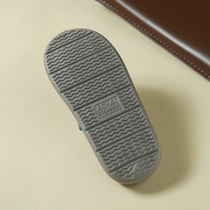 Hemp Casual Women's Slippers Home Spring Summer Luxury Designer Woman Shoes Flat Fashion Indoor Footwear Elegant Platform Slides