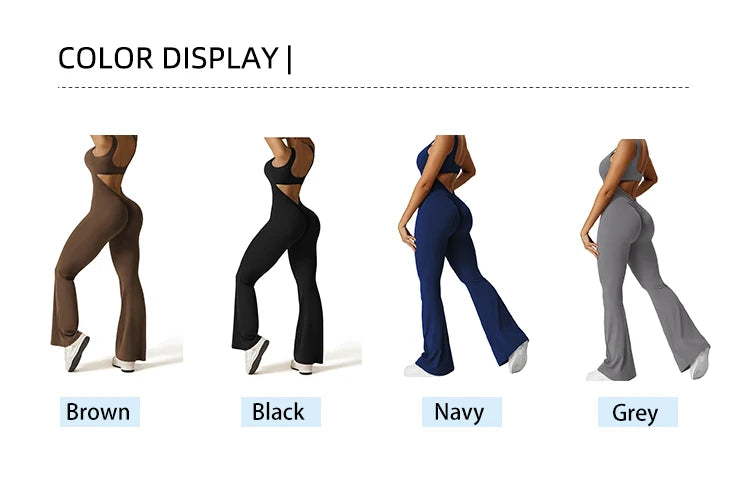 New Gym Set Women Training Yoga Suit Sportswear Women Sports Jumpsuit Fitness Rompers Stretch Female Push Up Workout Bodysuits