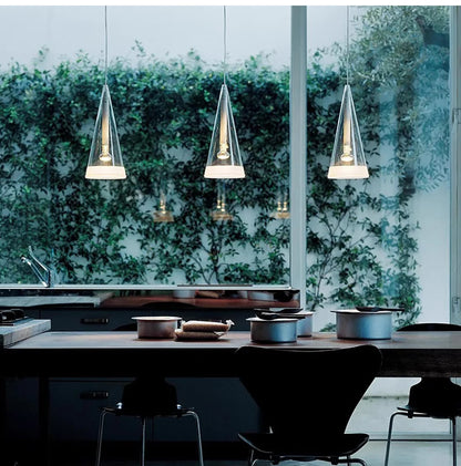 Modern Art Deco Pendant Lights New Creative Living Room Villa Designer Taper Glass Hanging Lamps Ceiling Minimalist Decor Trendy