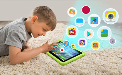 New 5G WIFI 7 Inch Android Kids Tablets Quad Core 4GB RAM 64GB ROM Dual BOW Cameras Cheap And Simple Children's Gifts Tablet PC