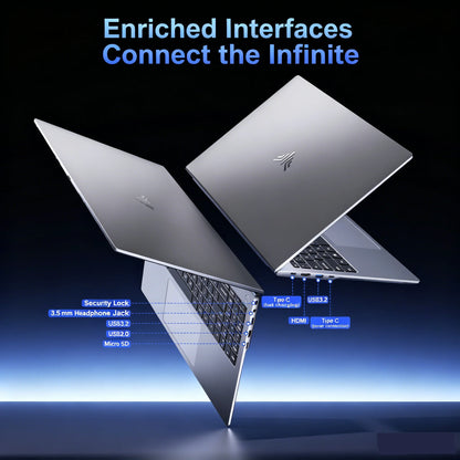 NIPOGI 16" FHD Laptop AMD Ryzen 9 6900HX Laptop 16GB LPDDR5 RAM 512GB SSD Backlit Keyboard Full-Featured Office Gamin Notebook