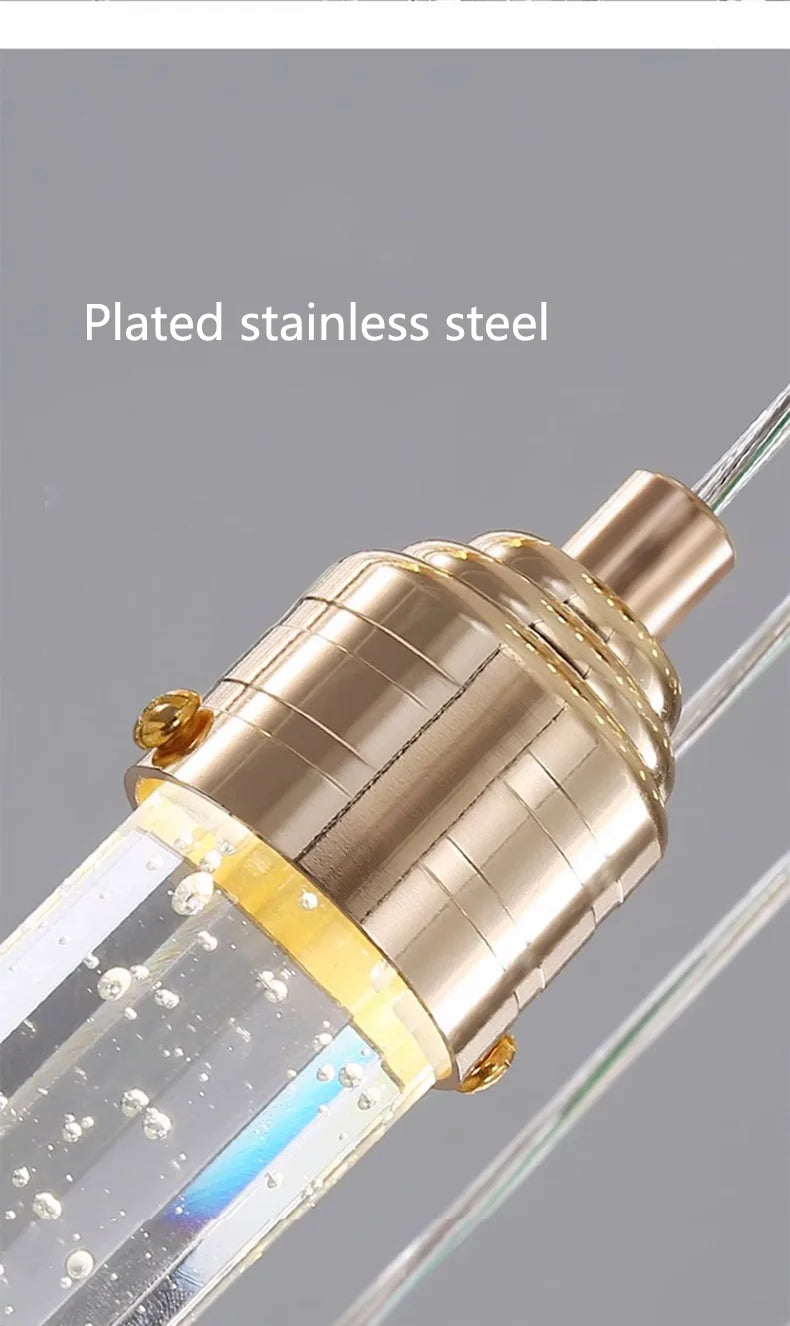 Modern Ceiling Chandelier Luxury Staircase Crystal Chandeliers Duplex Attic Villa Living Room Pendant Lights Home Decor Lighting