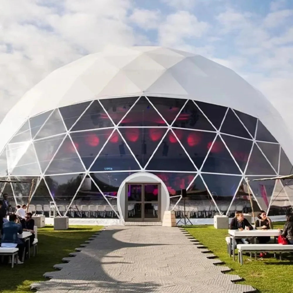 PVC Dome Tent, Waterproof Windproof Luxury Glamping Tent For Resort Hotel Outdoor Party