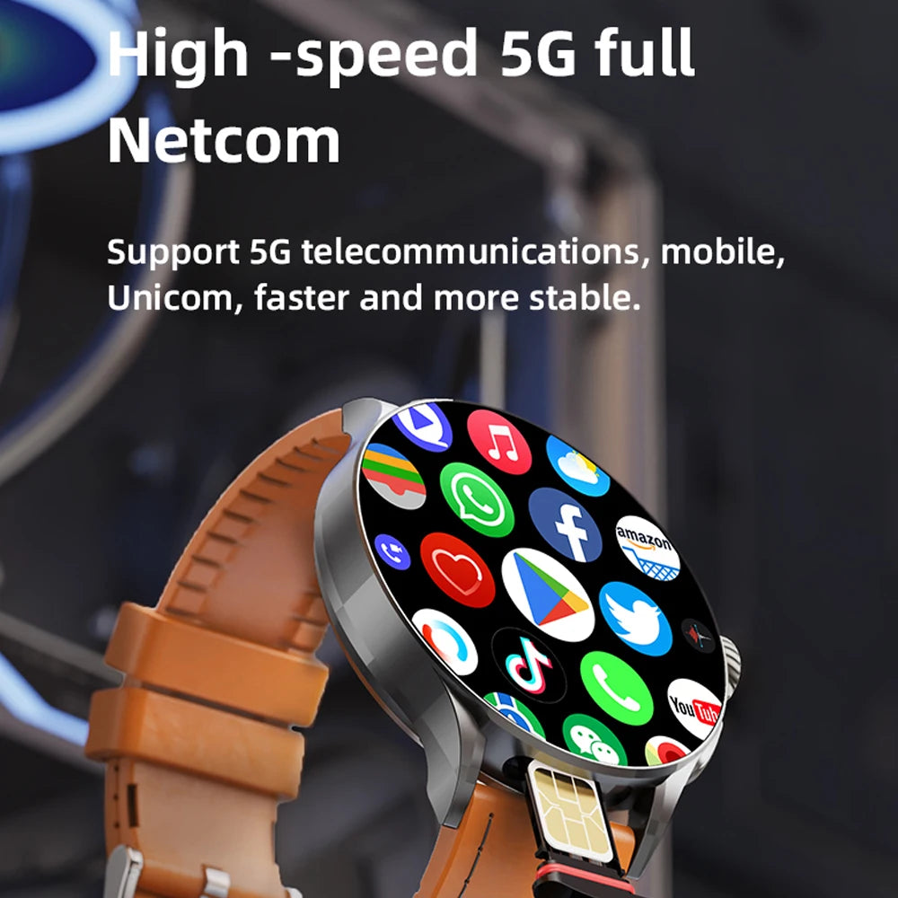 VALDUS GT200 4G Smartwatch HD Camera Man Woman Video Chat Fingerprint Control 32GB Memory WIFI GPS Step Smart Watch For Android