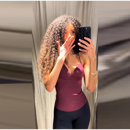 Sexy Women's Knit Ribbed Sling Tops Slim Sleeveless Backless Female Cropped Vest 2026 Spring Summer Lady Beach All-match Corset