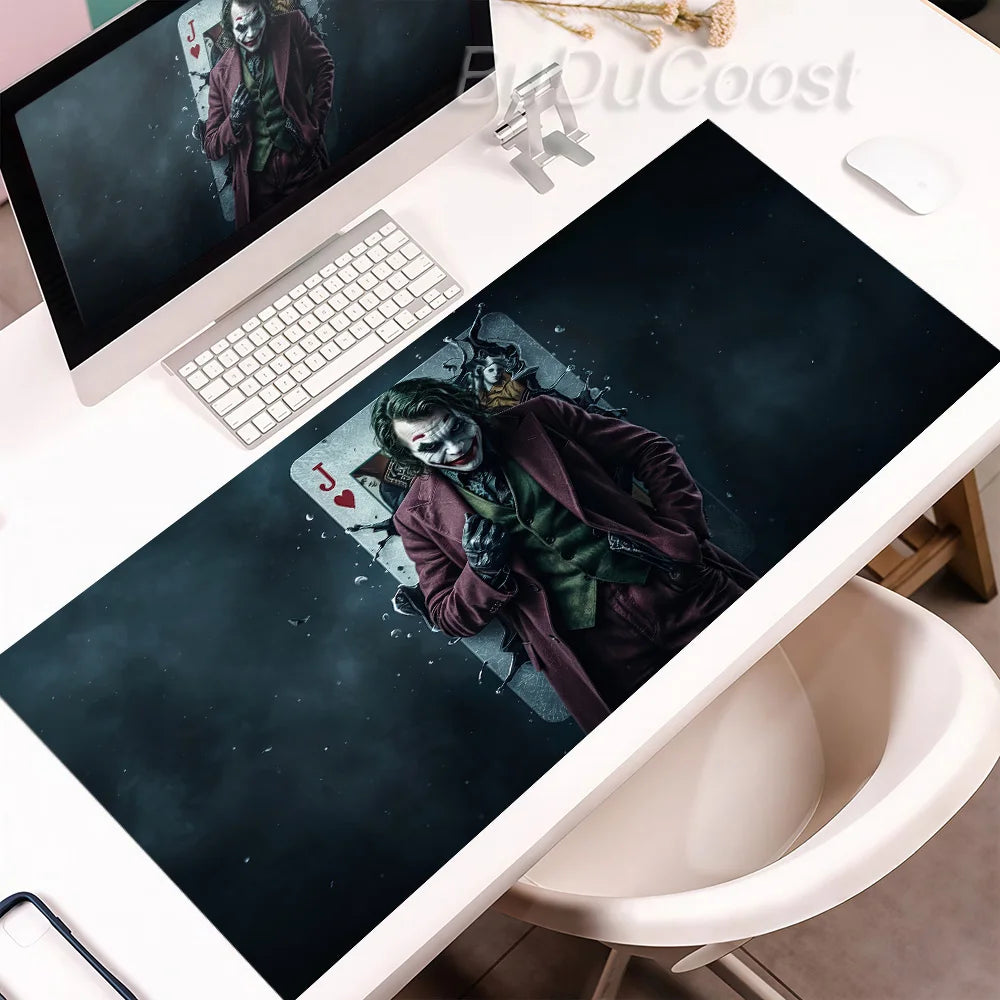 J-Jokers Popular Movies Mousepad HD Printing Computer Gamers Locking Edge Non-slip Mouse Pad XXL Non-Slip Keyboard PC Desk Pad
