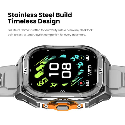 Luxury AMOLED Smartwatch Real GPS 5ATM Waterproof Smart Watch Electronic Clock Sports Wrist Digital Watches for Man Android 2026