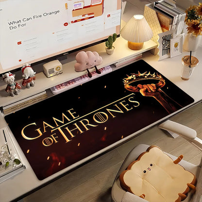 TV G-Game Of T-Thrones  Mouse Pad Non-slip Rubber Computer Mat Gamer Balance Decoracion Deskmat Laptop Office Large