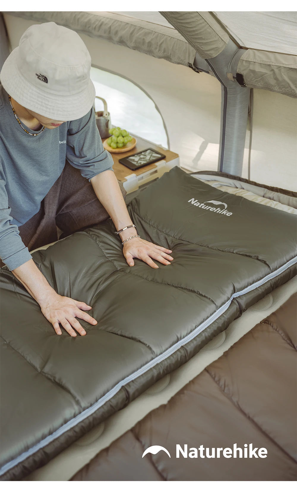 Naturehike Camping Sleeping Bag Ultralight Waterproof 4 Seasons Warm Envelope Type Sleeping Bag for Outdoor Hiking Backpacking