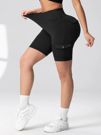 Pockets Gym Leggings Women High Waist Fashion Fitness Pants Skinny Stretch Outdoors Comfortable Sport  Leggings