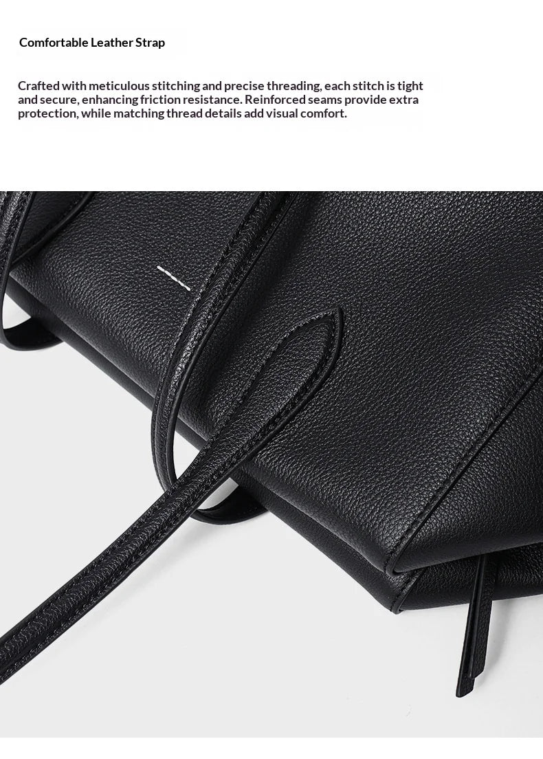 Cow Genuine Leather Underarm Bags Female Fashion Women's Bag Top-grain Leather Shoulder Handbag Ladies Luxury Designer Handbags
