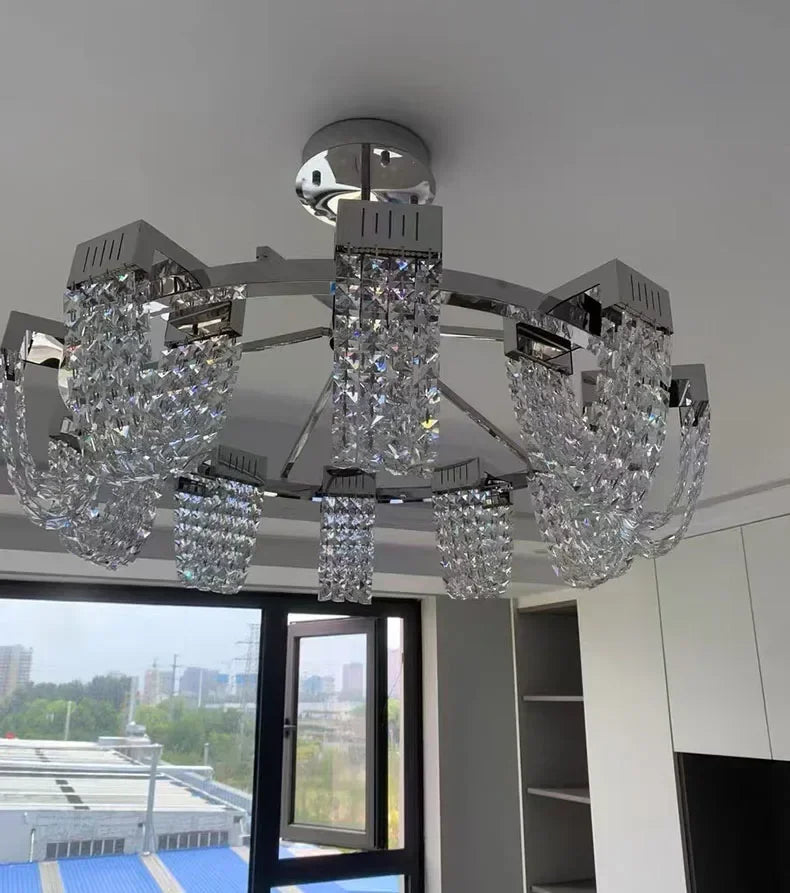 2025 New Home DecorationPendant Lights Luxury Crystal Living Room Chandelier Bedroom Pendant Lamp Ceiling Light  Indoor Lighting