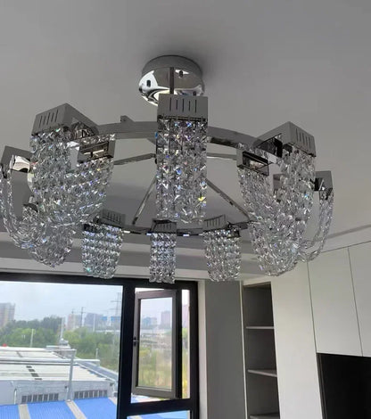 2025 New Home DecorationPendant Lights Luxury Crystal Living Room Chandelier Bedroom Pendant Lamp Ceiling Light  Indoor Lighting