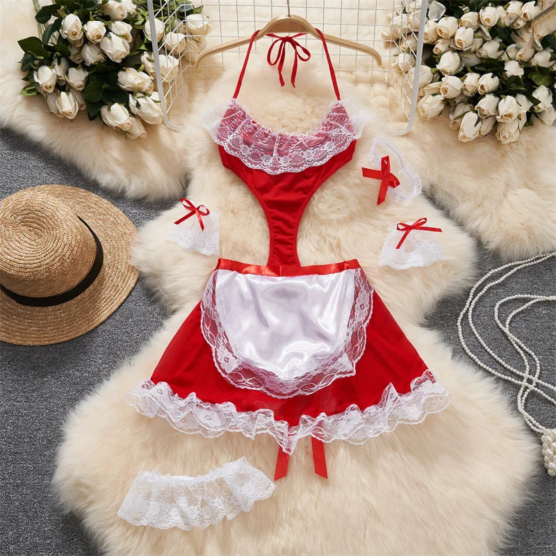 Women Lace Patchwork Velour Strappy Catsuits Fashion One Piece Combination Rompers Erotic Fashion Sexy Bunny Bodysuits Cosplay