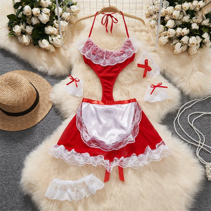 Women Lace Patchwork Velour Strappy Catsuits Fashion One Piece Combination Rompers Erotic Fashion Sexy Bunny Bodysuits Cosplay
