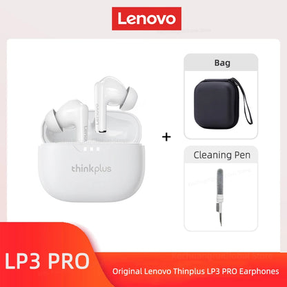 Original Lenovo Lp3 Pro TWS Earphones Wireless Bluetooth 5.3 Earbuds HIFI Sound Noise Reduction HD Call Low Latency Headphones