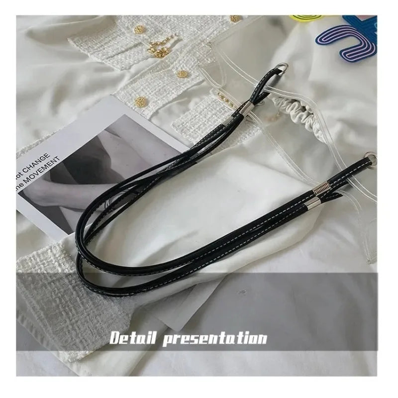 New FashionTransparent Tote Bag for Women Large Capacity Jelly Shoulder Handbag Versatile Casual Crossbody Bag for Spring Summer