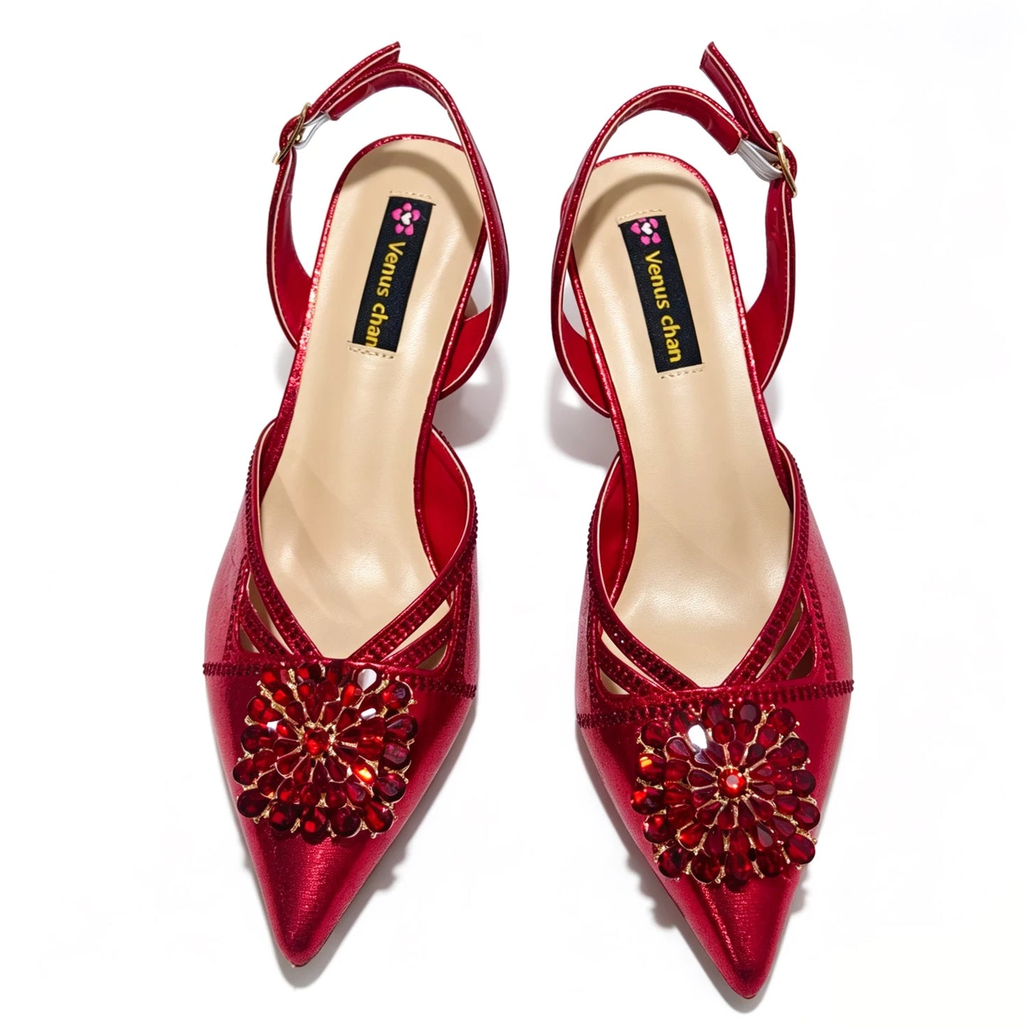 New Shoes and Bags Matching Set Nigerian Women Heel Party for Women green Colour Italian Design Wedding INS Design