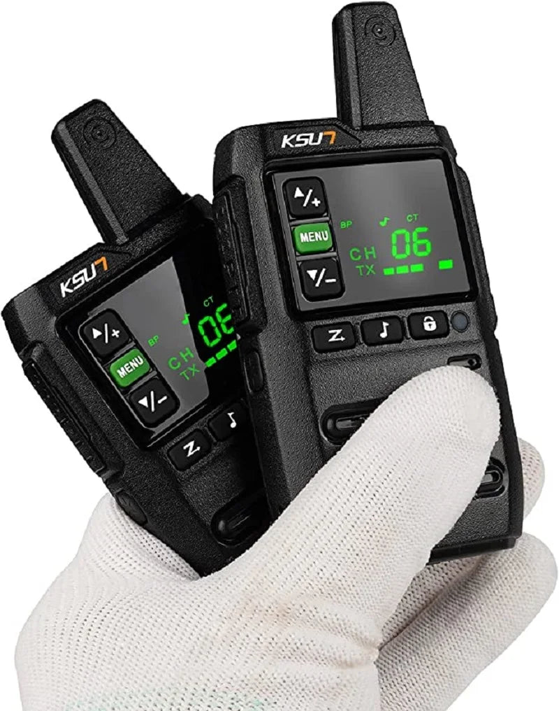 KSUT Walkie Talkie GZ20 Legal Frequency European Frequency PMR 446MHZ FRS Professional Mini Two Way UHF Radio Transceiver