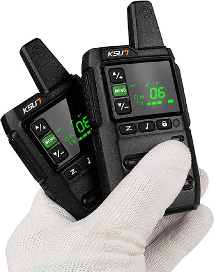 KSUT Walkie Talkie GZ20 Legal Frequency European Frequency PMR 446MHZ FRS Professional Mini Two Way UHF Radio Transceiver