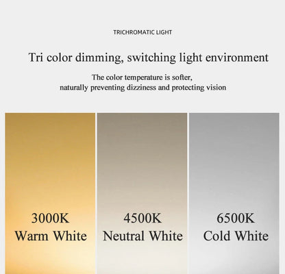 MARPOU Pendant Light 6W 3 Color Lights Adjustable Height LED Chandelier Modern Italian Design Simple Bedside Hanging Line Light