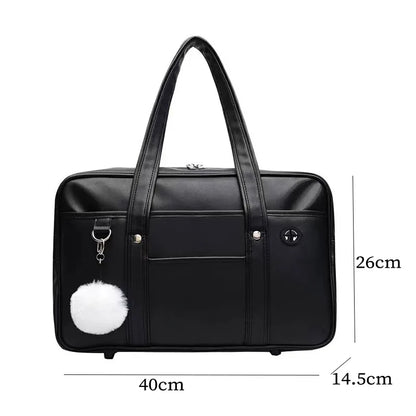 Japanese Schoolbag Women Handbag Shoulder Book Bag Uniform Bag Laptop Bag Commuter Briefcase Comic Con Tote Bags Crossbody Bags
