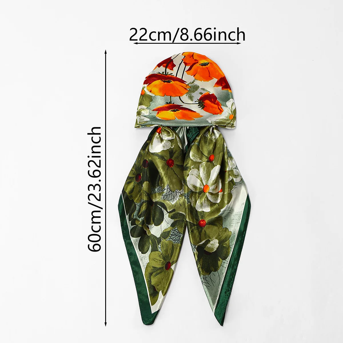 New Muslim Satin Silk Instant Hijabs Scarf Printed Turban Thick Hijab Cap Night Cap Women Ramadan Elastic Satin Hair Bonnet Eid