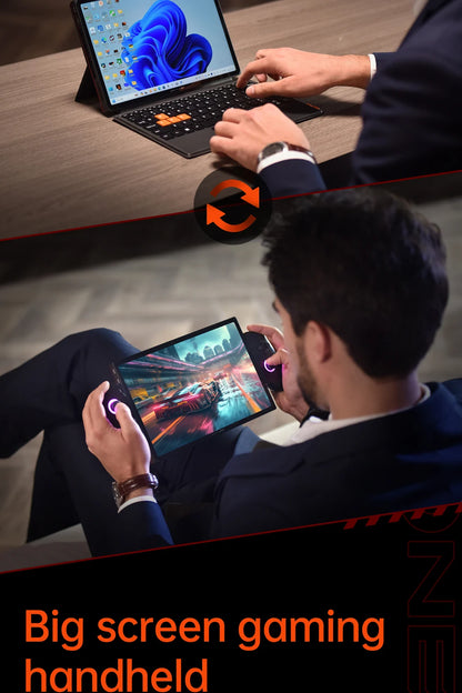 Onexplayer X1 pro 3-in-1 Mini Laptop A1470-32G+2TB Windows 11 10.95'' Gaming Laptop AI Camera 120hz HDMI Handheld GamePad Tablet