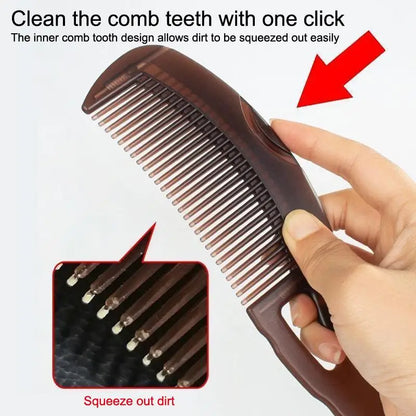 Oil-Control Energy Comb, Hollow Scalp Brush, No Shampoo Needed, Removes Grease & Dandruff, Hair Cleansing Massage Comb for Oily