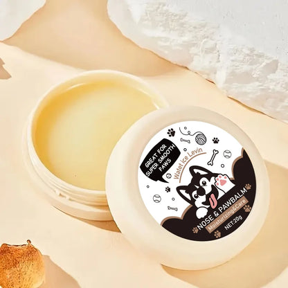 20g Dog Nose and Paw Balm Dog Paw Cream Cats Dogs Paw Protector Cream Pet Feet Moisturizer Pet Crack Feet Repair Pet Accessories