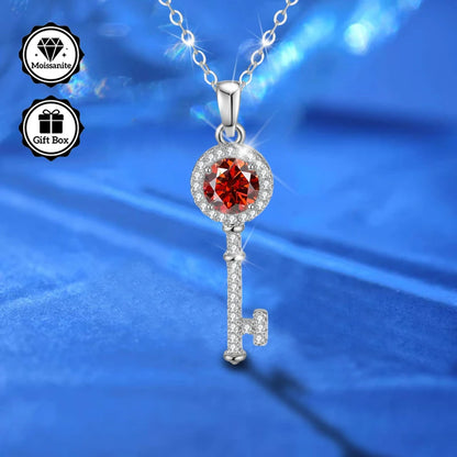 Christmas Gift for, Moissanite Necklace for Women, Jewelry for Women, Hypoallergenic Necklace, High Quality Jewelry, Bohemian,