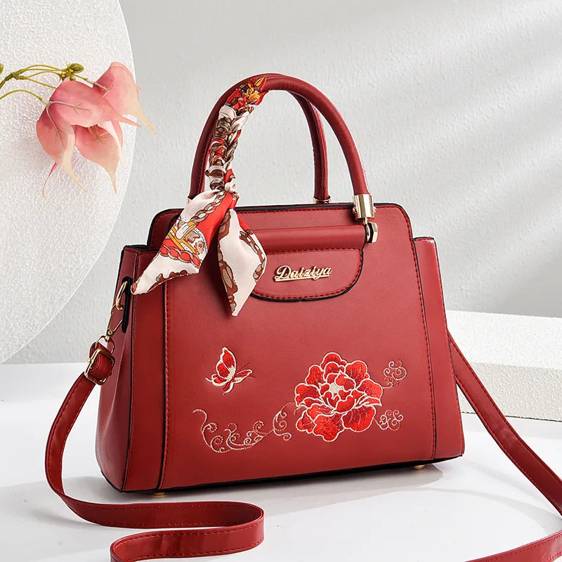 Fashion Luxury Handbags Women's Shoulder Bags Temperament Mom Elegant Retro Crossbody Bags High Capacity Tote Bag Wedding Bags