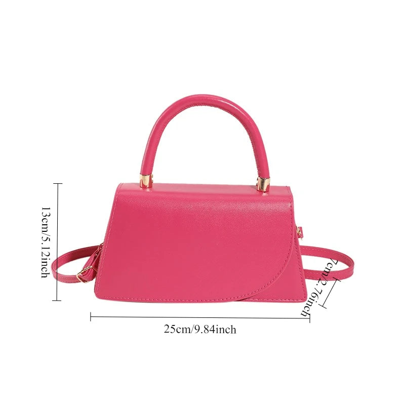 Texture Small Bag for Women, New Trend This Year Solid Color Crossbody Bag, Fashionable Hand-held Small Square Bags Trend