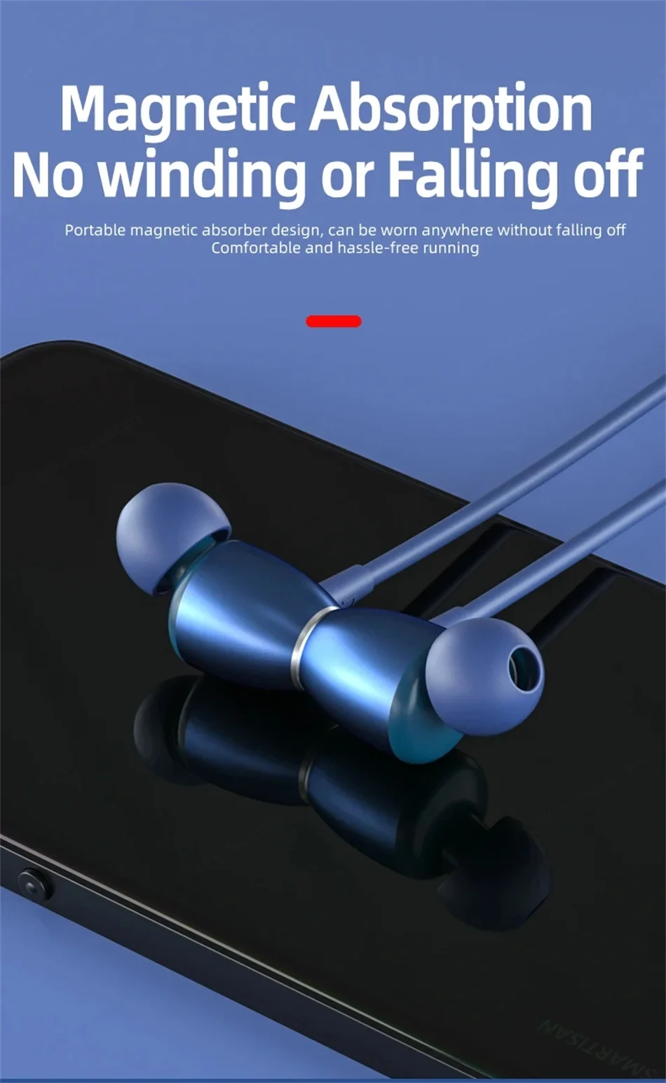 Lenovo Bluetooth Earphones HE05X Wireless Earbuds Magnetic Neckband Earphone Waterproof Sport Headset Mic Noise Cancelling