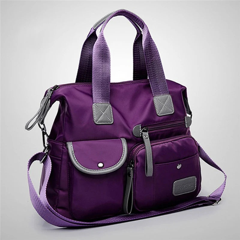 New Ladies Tote Bag Fashion Nylon Waterproof Casual Shoulder Mummy Bag Large Capacity Messenger Bags